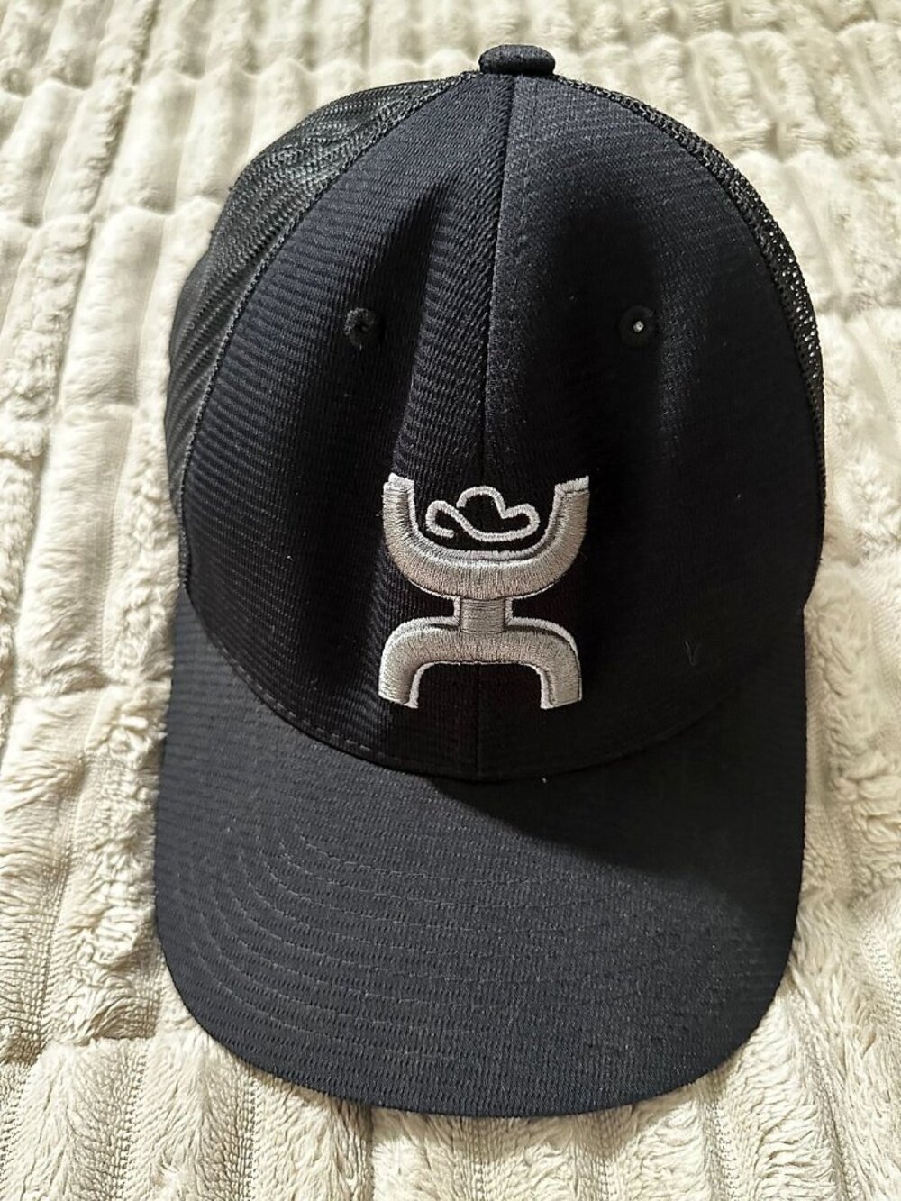 Hooey Black & Grey Logo Trucker Cap, One Size